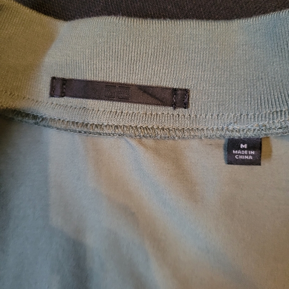 Light Green Cotton Bomber Jacket - Picture 5 of 8